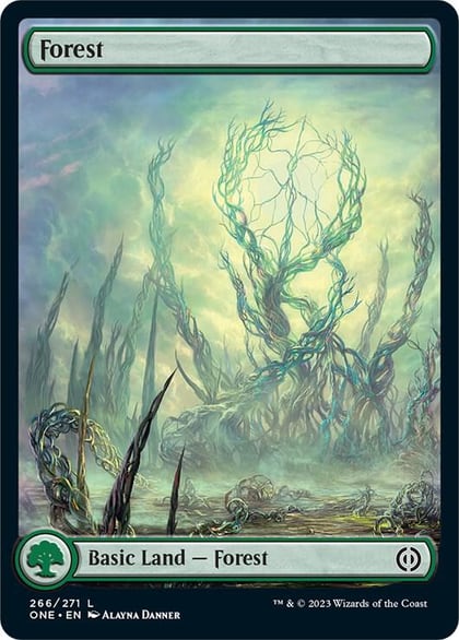 Forest (266) - Full Art, Phyrexia: All Will Be One 266