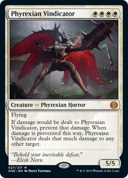 Phyrexian Vindicator, Phyrexia: All Will Be One 27