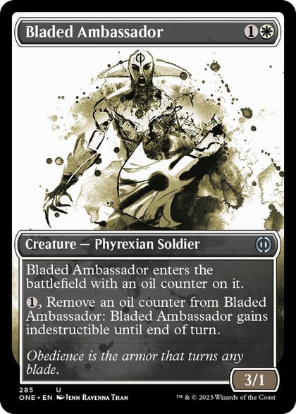 Bladed Ambassador (Showcase), Phyrexia: All Will Be One 285