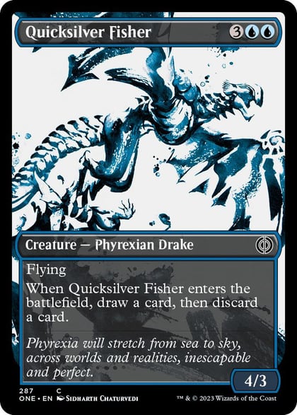 Quicksilver Fisher (Showcase), Phyrexia: All Will Be One 287