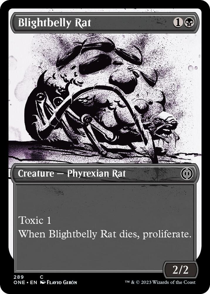 Blightbelly Rat (Showcase), Phyrexia: All Will Be One 289