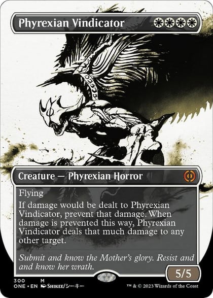 Phyrexian Vindicator (Showcase), Phyrexia: All Will Be One 300