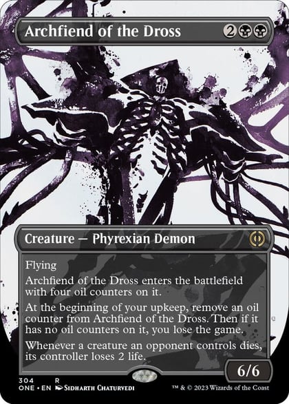 Archfiend of the Dross (Showcase), Phyrexia: All Will Be One 304