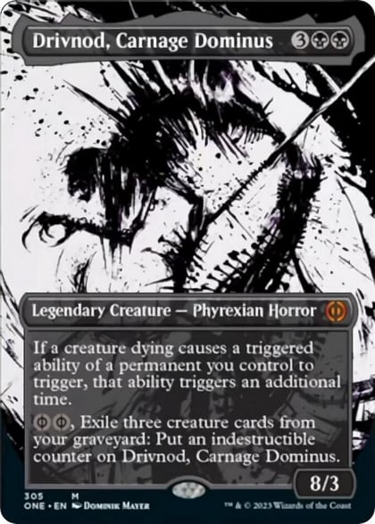 Drivnod, Carnage Dominus (Showcase), Phyrexia: All Will Be One 305