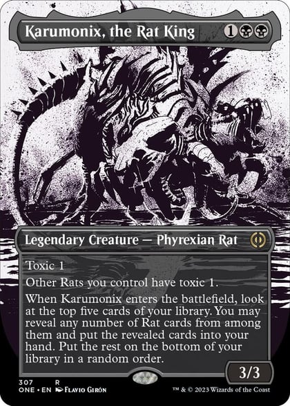 Karumonix, the Rat King (Showcase), Phyrexia: All Will Be One 307