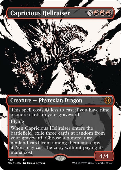 Capricious Hellraiser (Showcase), Phyrexia: All Will Be One 310