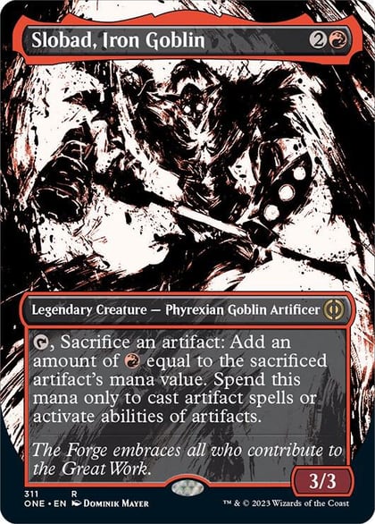 Slobad, Iron Goblin (Showcase), Phyrexia: All Will Be One 311