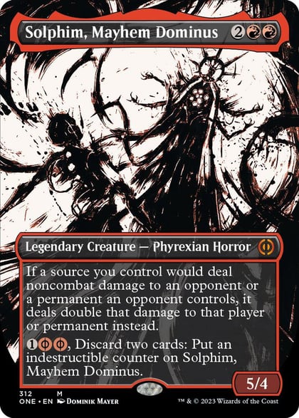 Solphim, Mayhem Dominus (Showcase), Phyrexia: All Will Be One 312