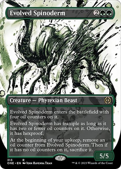 Evolved Spinoderm (Showcase), Phyrexia: All Will Be One 313