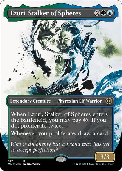 Ezuri, Stalker of Spheres (Showcase), Phyrexia: All Will Be One 317