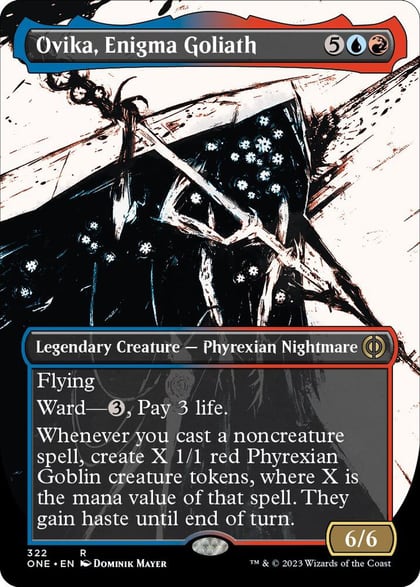 Ovika, Enigma Goliath (Showcase), Phyrexia: All Will Be One 322