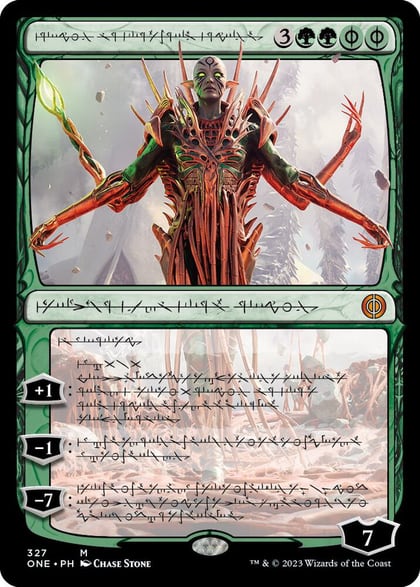 Nissa, Ascended Animist (Phyrexian), Phyrexia: All Will Be One 327