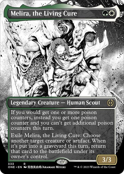 Melira, the Living Cure (Borderless), Phyrexia: All Will Be One 333