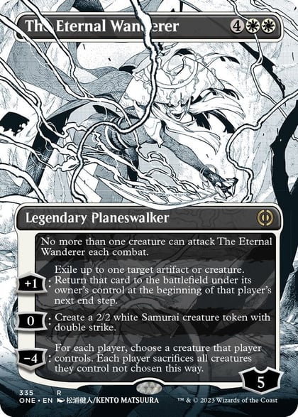 The Eternal Wanderer (Borderless), Phyrexia: All Will Be One 335