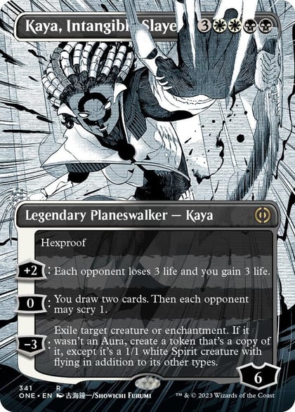Kaya, Intangible Slayer (Borderless), Phyrexia: All Will Be One 341
