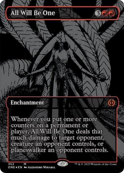 All Will Be One (Oil Slick Raised Foil), Phyrexia: All Will Be One 352