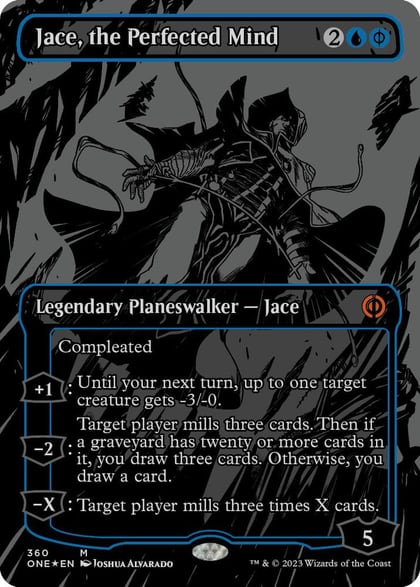 Jace, the Perfected Mind (Oil Slick Raised Foil), Phyrexia: All Will Be One 360