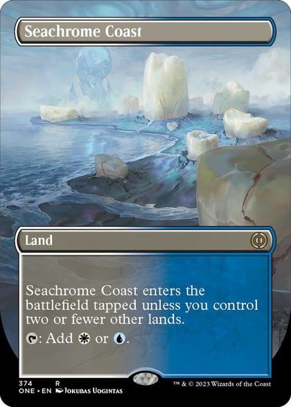 Seachrome Coast (Borderless), Phyrexia: All Will Be One 374
