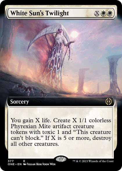 White Sun's Twilight (Extended Art), Phyrexia: All Will Be One 377