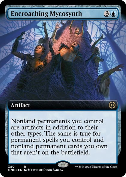 Encroaching Mycosynth (Extended Art), Phyrexia: All Will Be One 380
