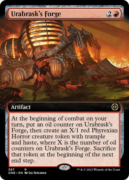 Urabrask's Forge (Extended Art), Phyrexia: All Will Be One 387
