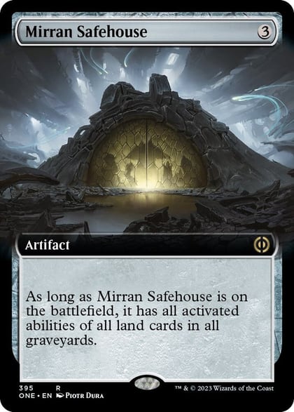 Mirran Safehouse (Extended Art), Phyrexia: All Will Be One 395