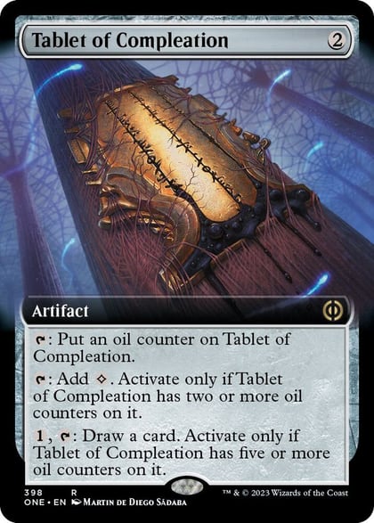 Tablet of Compleation (Extended Art), Phyrexia: All Will Be One 398