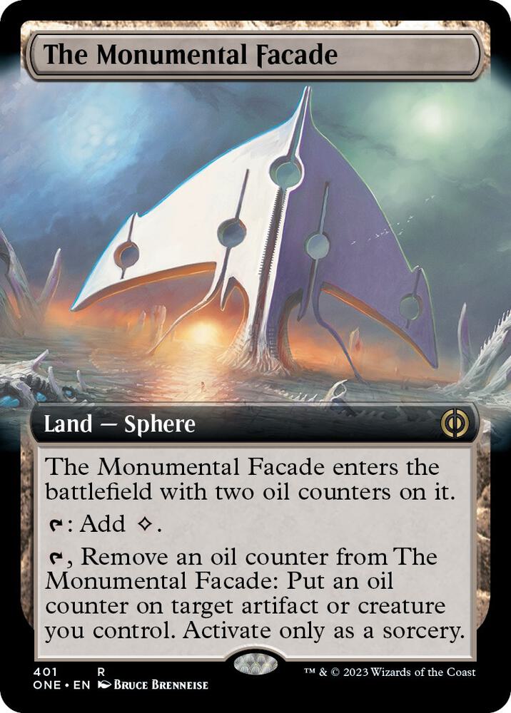 The Monumental Facade (Extended Art), Phyrexia: All Will Be One 401