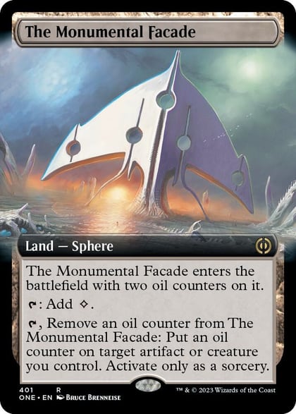 The Monumental Facade (Extended Art), Phyrexia: All Will Be One 401