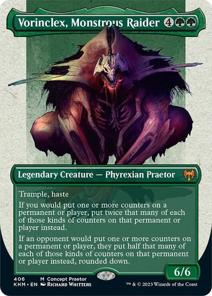 Vorinclex, Monstrous Raider (Concept Praetor), Phyrexia: All Will Be One 406