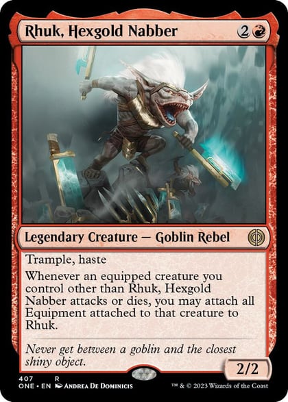 Rhuk, Hexgold Nabber, Phyrexia: All Will Be One 407