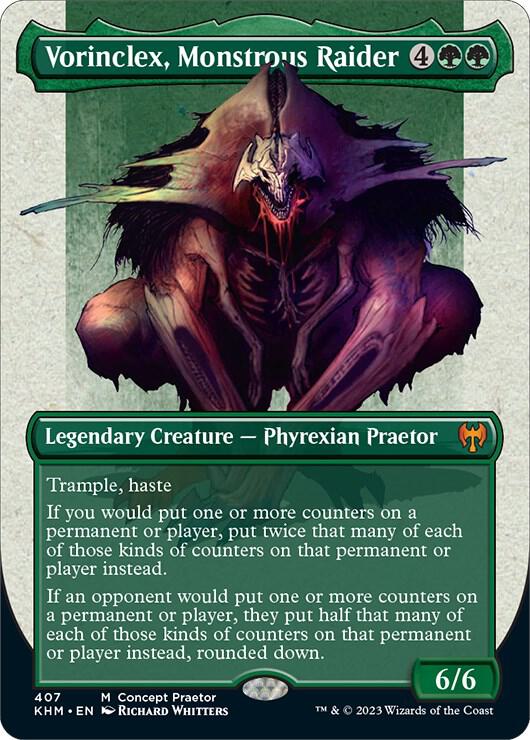 Vorinclex, Monstrous Raider (Concept Praetor) (Step-and-Compleat Foil), Phyrexia: All Will Be One 407