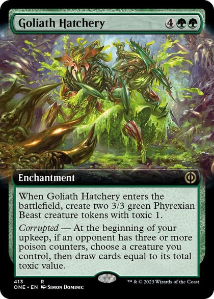 Goliath Hatchery (Extended Art), Phyrexia: All Will Be One 413