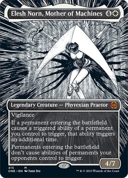 Elesh Norn, Mother of Machines (Borderless), Phyrexia: All Will Be One 415