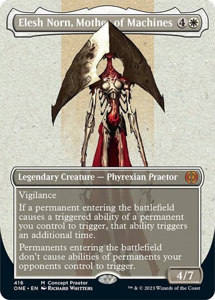 Elesh Norn, Mother of Machines (Concept Praetor), Phyrexia: All Will Be One 416
