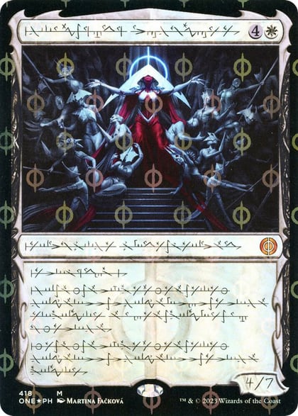 Elesh Norn, Mother of Machines (Phyrexian) (Step-and-Compleat Foil), Phyrexia: All Will Be One 418
