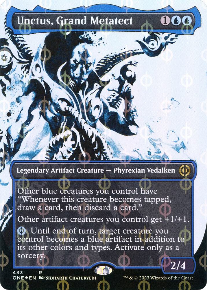 Unctus, Grand Metatect (Showcase) (Step-and-Compleat Foil), Phyrexia: All Will Be One 433