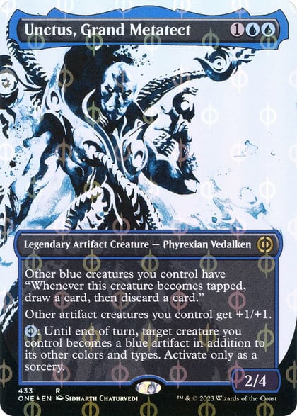 Unctus, Grand Metatect (Showcase) (Step-and-Compleat Foil), Phyrexia: All Will Be One 433
