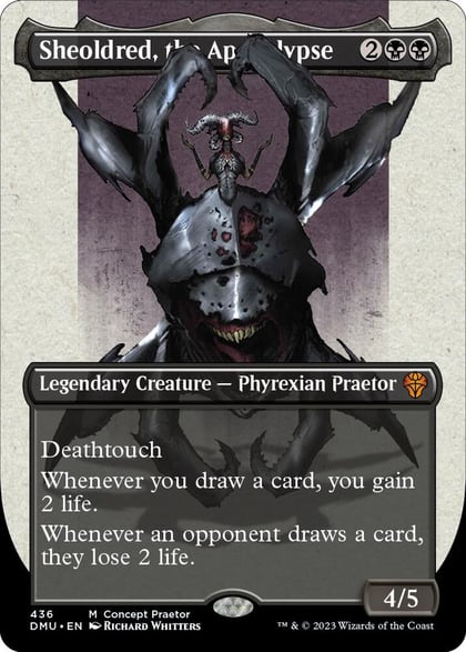 Sheoldred, the Apocalypse (Concept Praetor) (Step-And-Compleat Foil), Phyrexia: All Will Be One 436