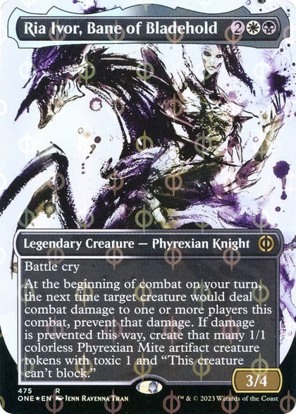 Ria Ivor, Bane of Bladehold (Showcase) (Step-and-Compleat Foil), Phyrexia: All Will Be One 475