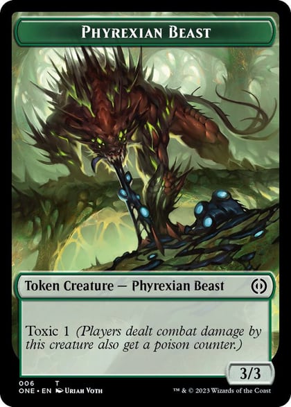 Phyrexian Beast Token, Phyrexia: All Will Be One 6