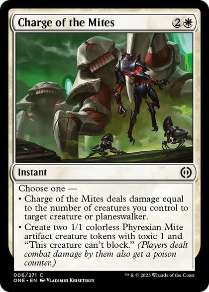 Charge of the Mites, Phyrexia: All Will Be One 6