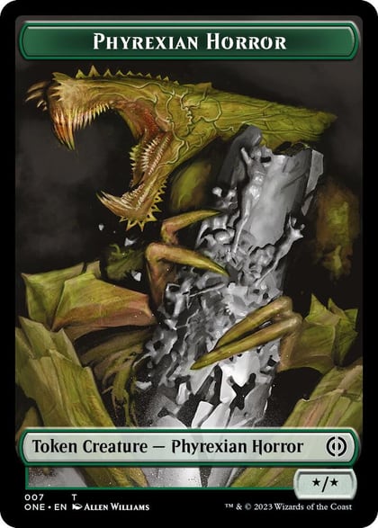 Phyrexian Horror Token (007), Phyrexia: All Will Be One 7