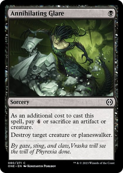 Annihilating Glare, Phyrexia: All Will Be One 80
