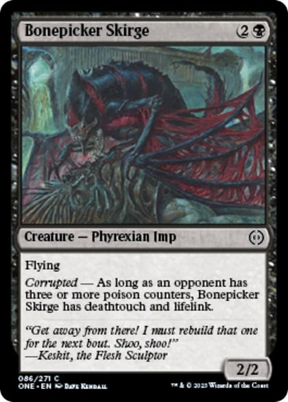 Bonepicker Skirge, Phyrexia: All Will Be One 86