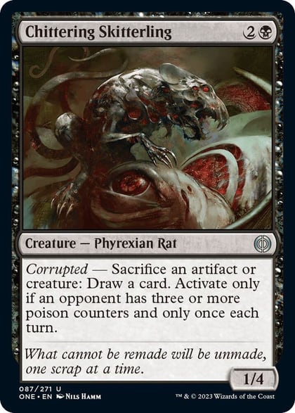 Chittering Skitterling, Phyrexia: All Will Be One 87