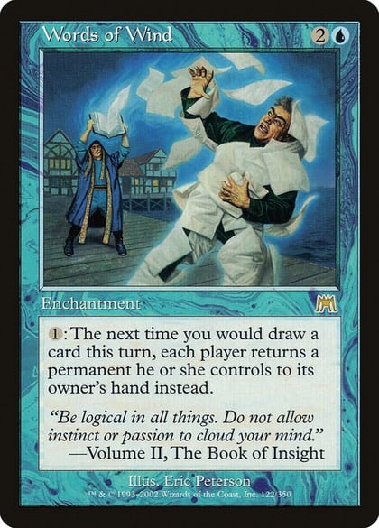 Words of Wind, Onslaught 122