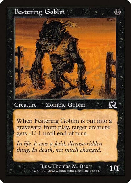 Festering Goblin, Onslaught 148