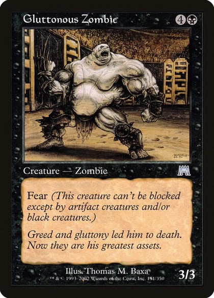 Gluttonous Zombie, Onslaught 151