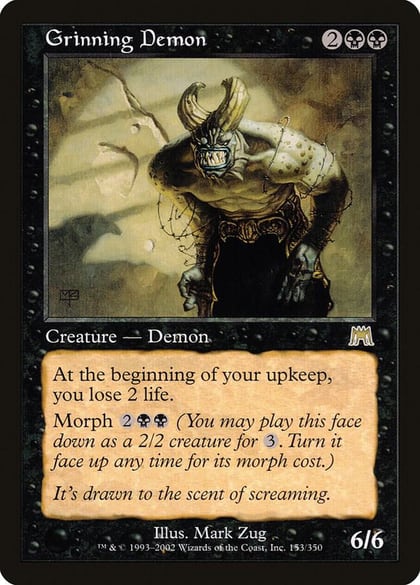 Grinning Demon, Onslaught 153
